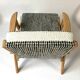 Restored vintage Scandinavian armchair – Casal Collection Tailleur fabric