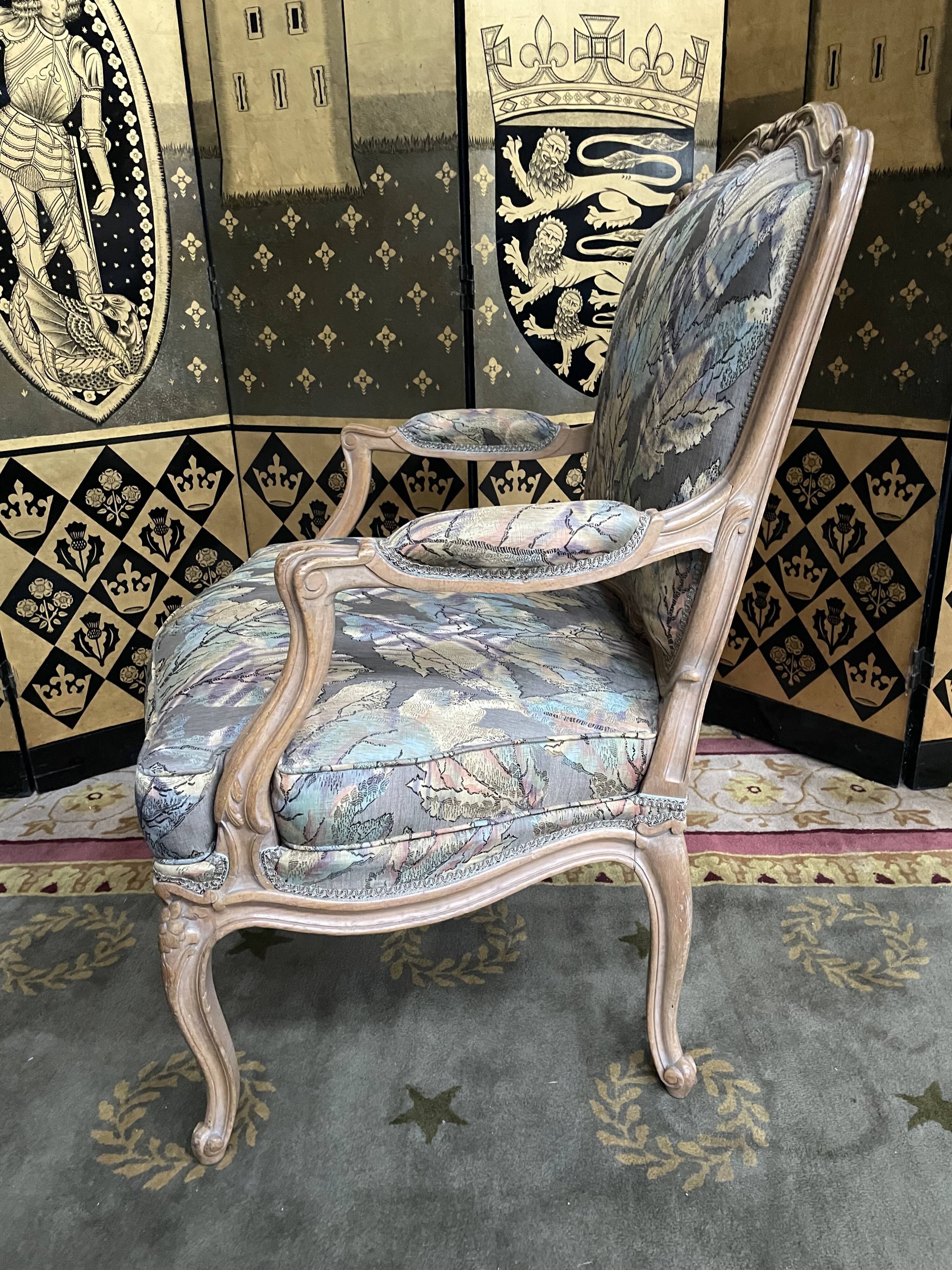 Louis xv style armchair