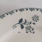 Assiette montée terre de fer Salins, Chantilly