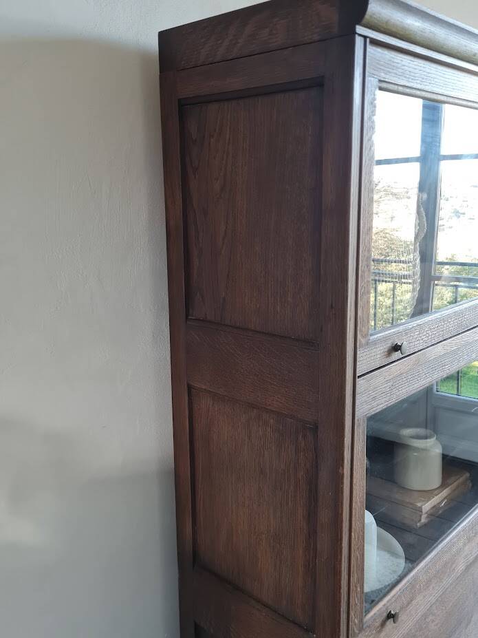 Trade furniture - Pharmacy display cabinet circa the 1960s