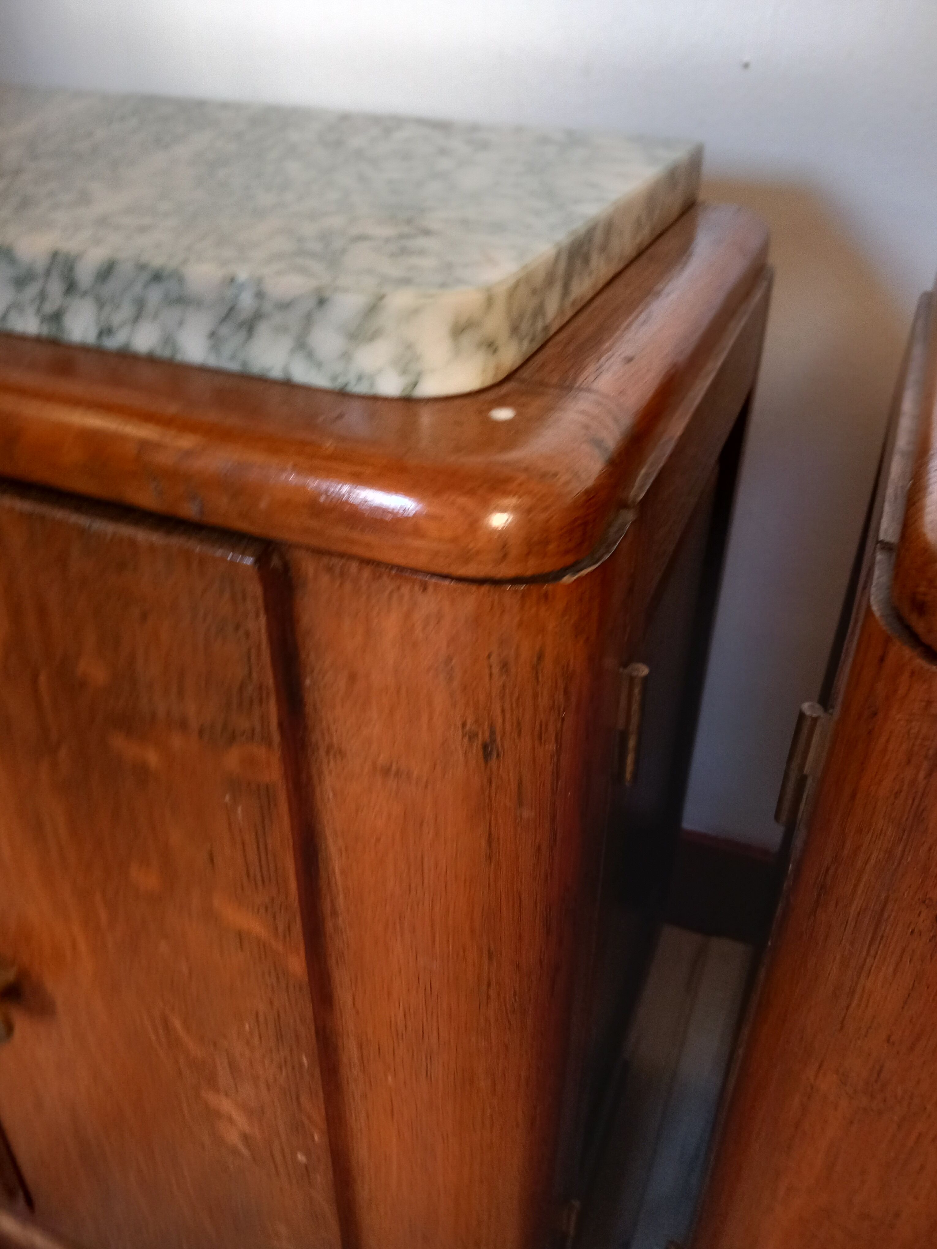 Pair of art deco bedside tables