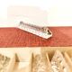 Set of 12 lead crystal knife rests