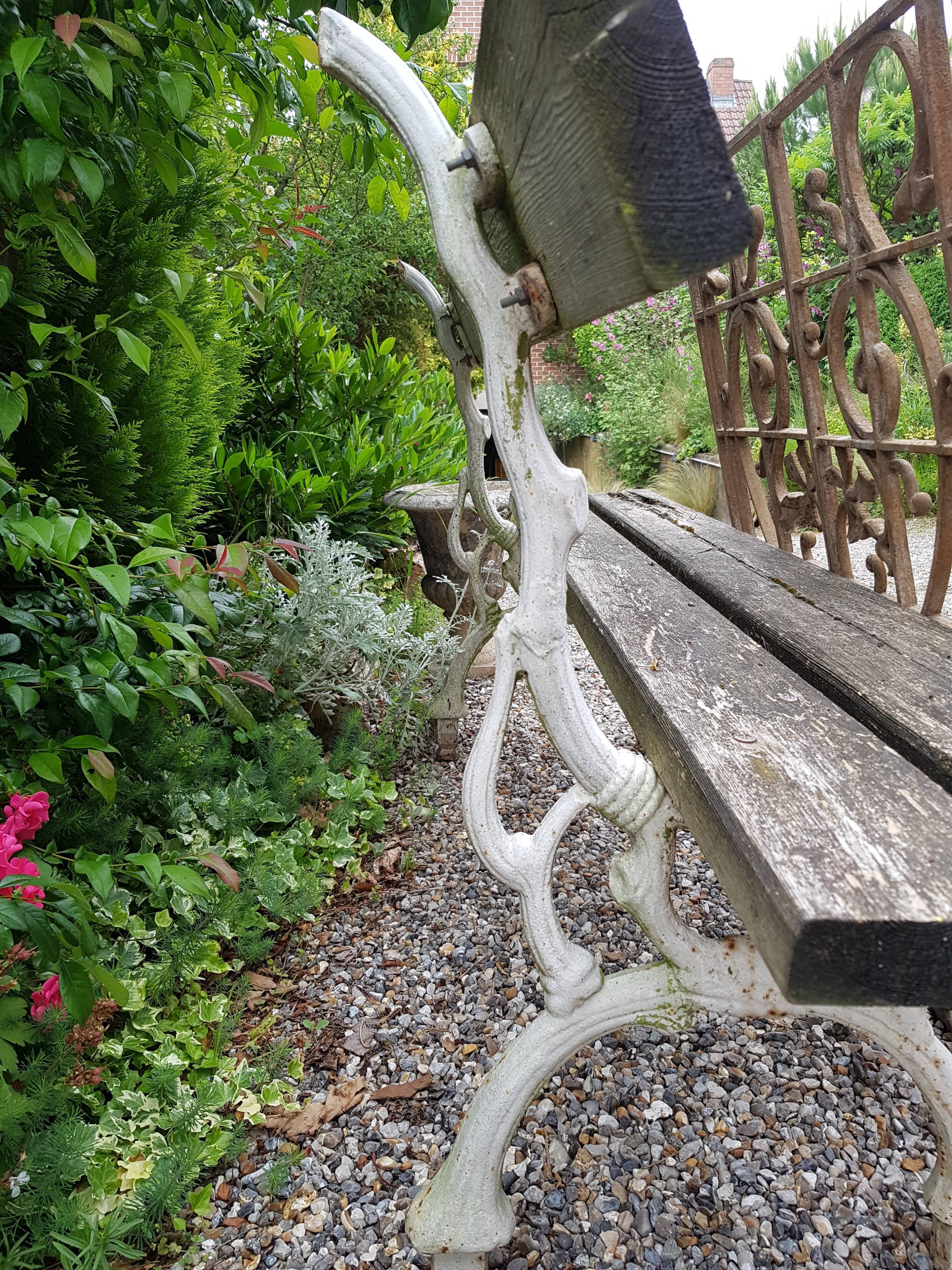 Old garden bench