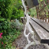 Old garden bench