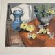 Lithographie signée Georges Lambert - Nature Morte - 1954