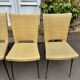 Série de 4 chaises Colette Gueden 1950 vintage