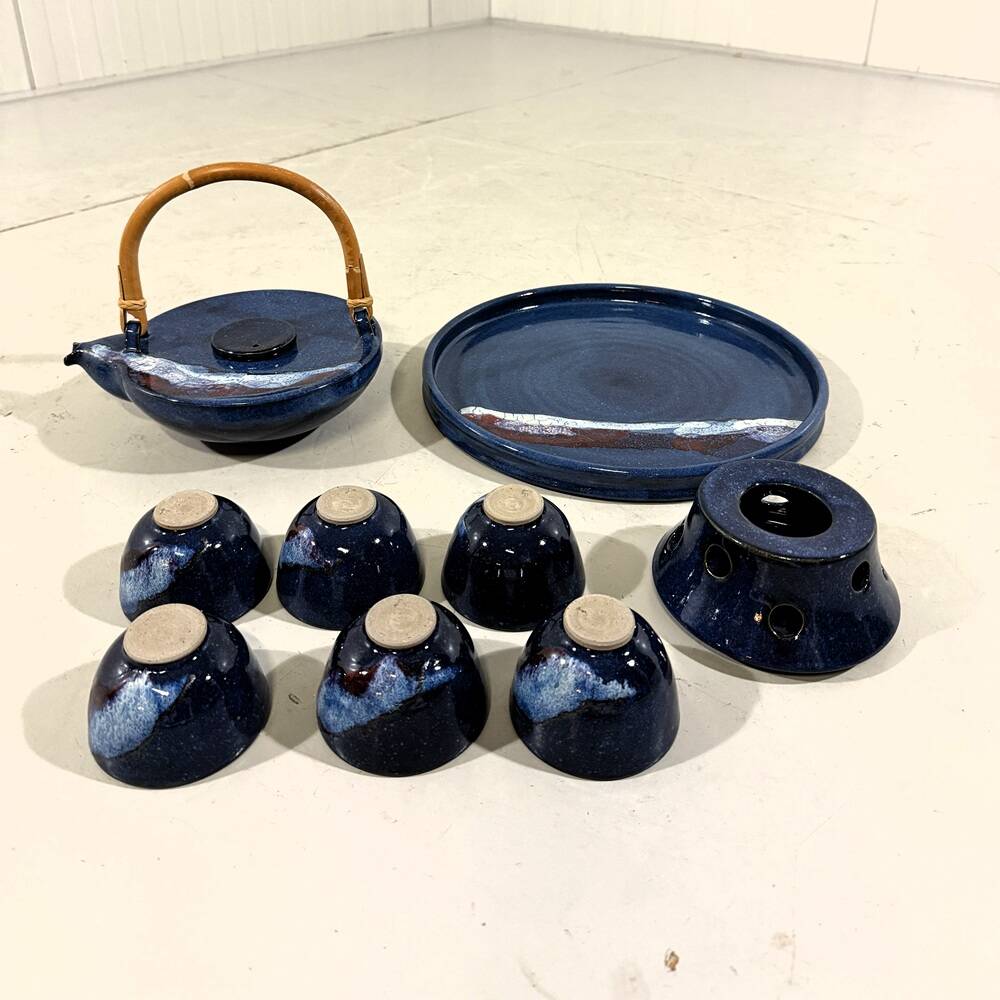 Pottery tea set Unica 1980’s