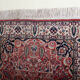 Vintage wool rug with fringe design Persian bijar 175x94cm