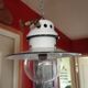 Old gas ceiling light