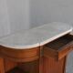 Console à grattoirs de style Louis XVI en acajou