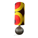 Table lamp with handmade lampshades