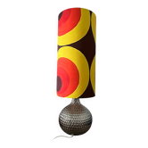 Table lamp with handmade lampshades