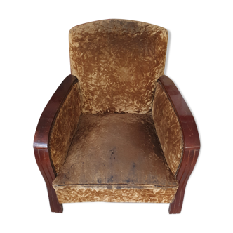 Art deco club armchair