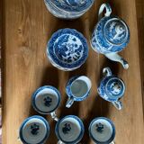 Blue Willow Tea Set