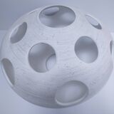 Organic style plaster lamp