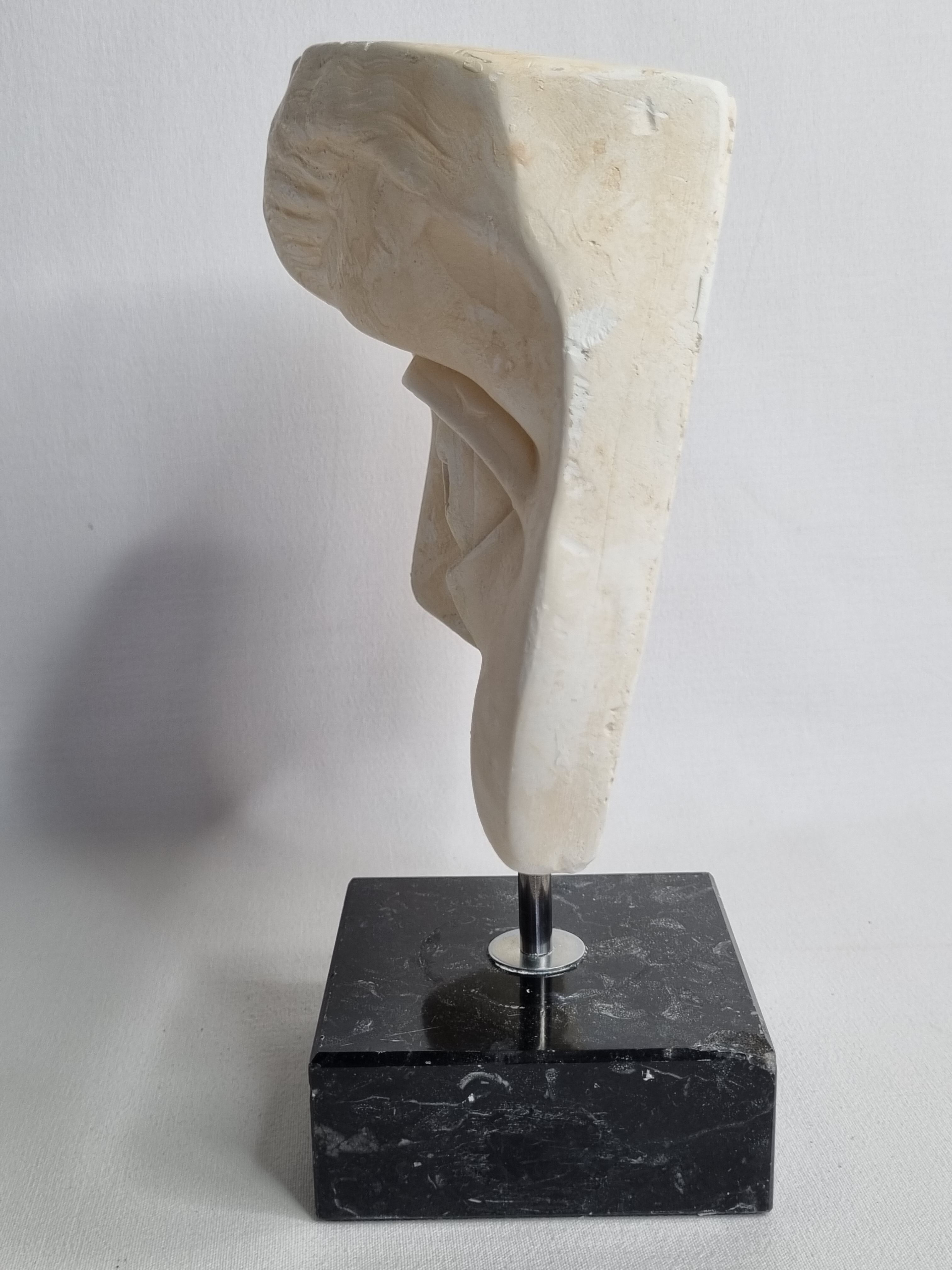 Eye of Michelangelo's "David", vintage cast after Brucciani, on base, 27 cm