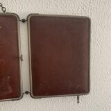 Vintage mirror 1930 barber triptych - 28 x 69 cm