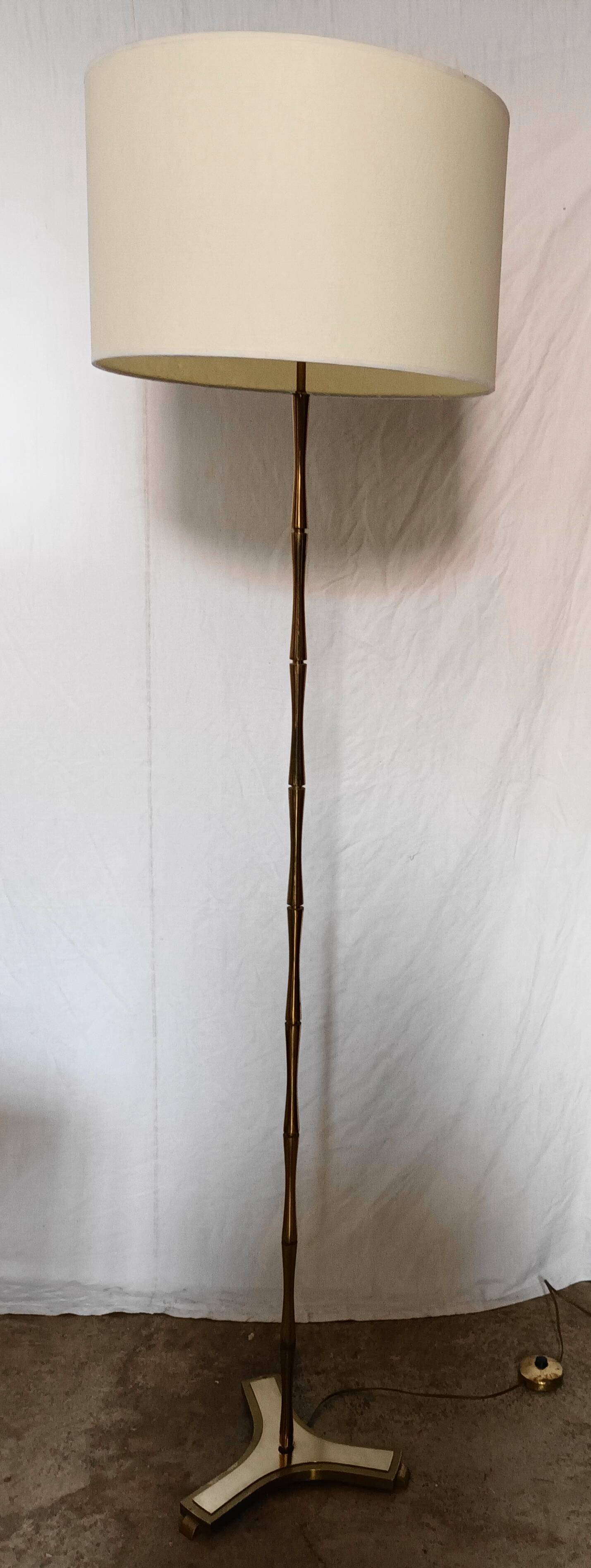 Lampadaire bambou des années 60