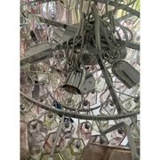 Lustre contemporain en verre de Murano "Poliedri