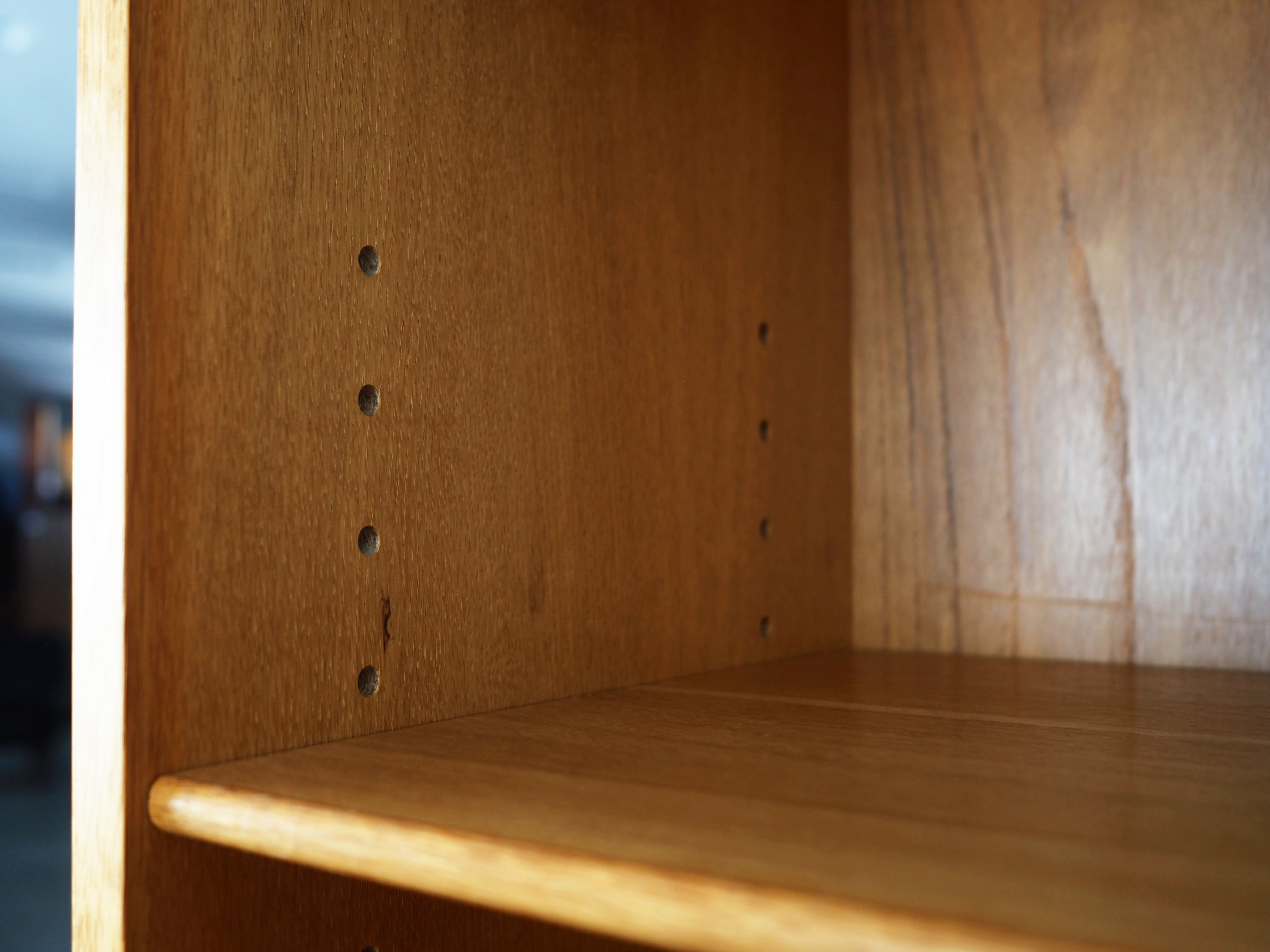 Ash bookcase, Danish design, 1960s, designer: Børge Mogensen