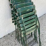 6 folding garden chairs