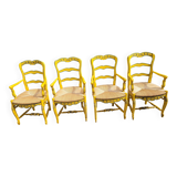 4 fauteuils style provencal