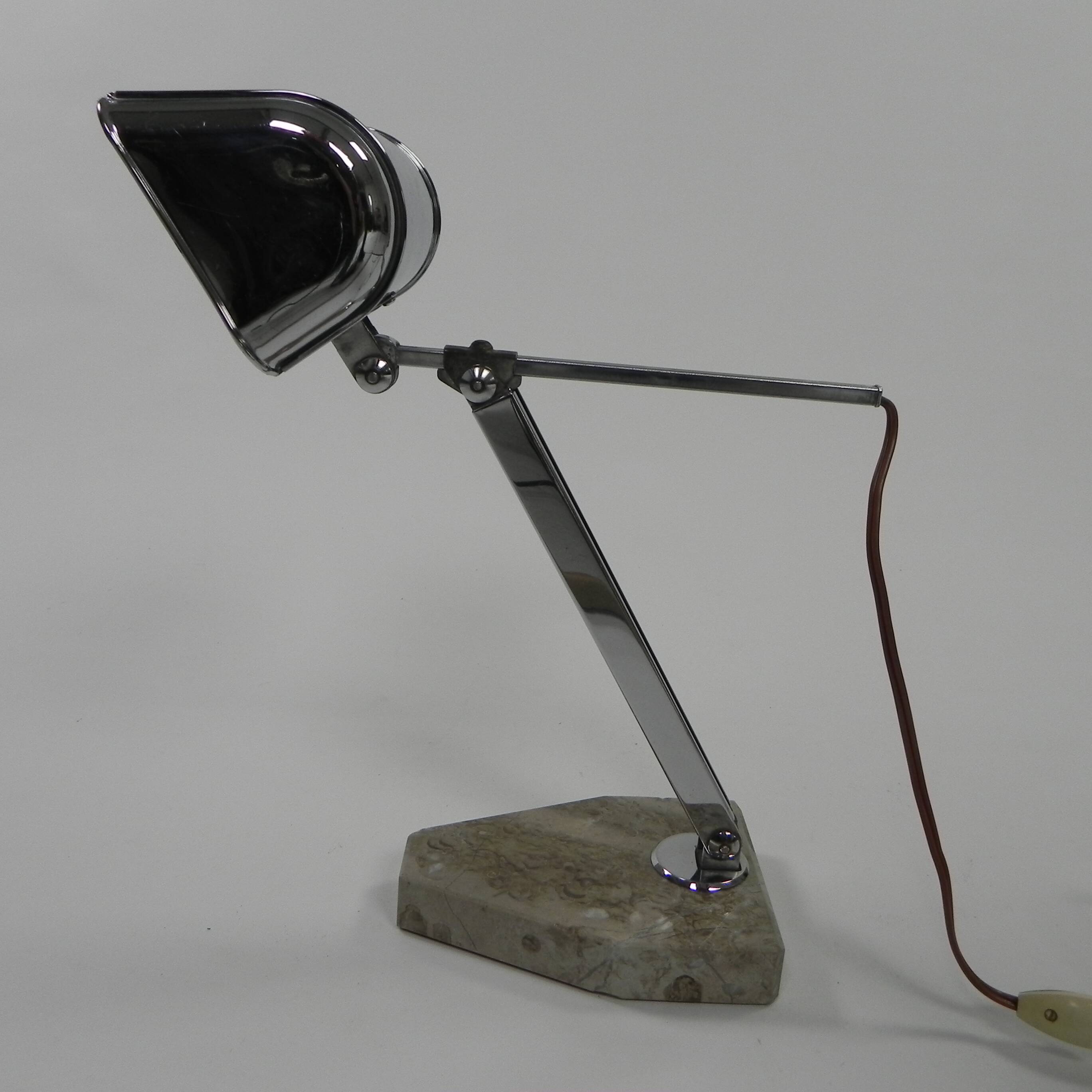 Lampe de bureau française, Fare Lampe Pirouette, années 1930