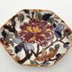 Gien's earthenware vase and two cups, "Peonies" decoration, signed GIEN - 20th century