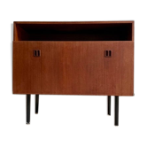 Buffet bar vintage scandinave en teck