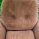 Vintage corduroy armchair