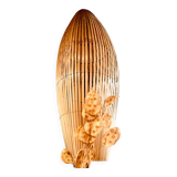 High lamp in bamboo strips