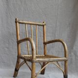 Bamboo children's armchair