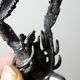 Crayfish/lobster handle, silver-plated metal, 1950s-1970s
