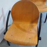 2 vintage low chairs