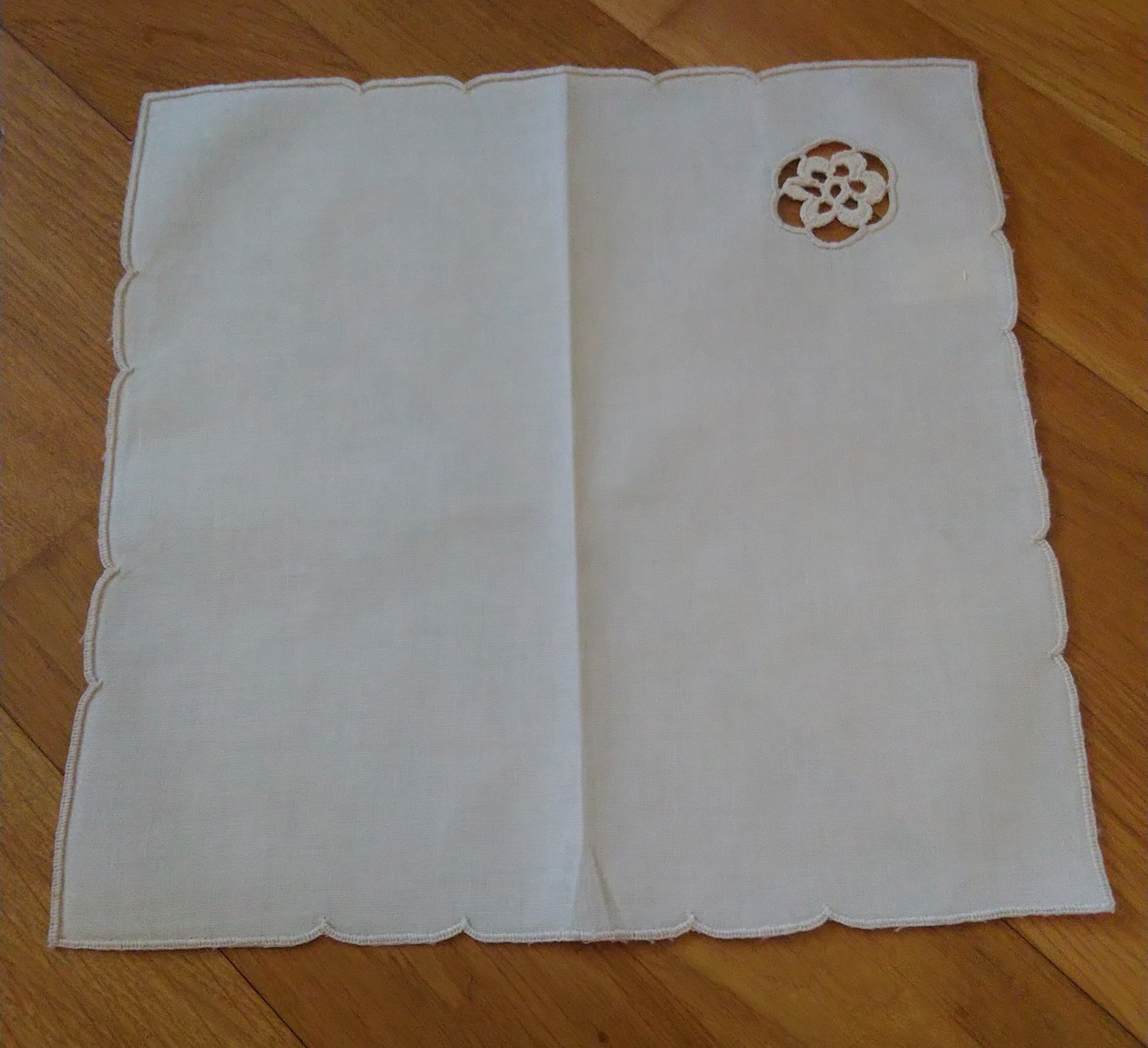 Lot of 6 hand embroidered towels