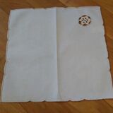 Lot de 6 serviettes brodées main