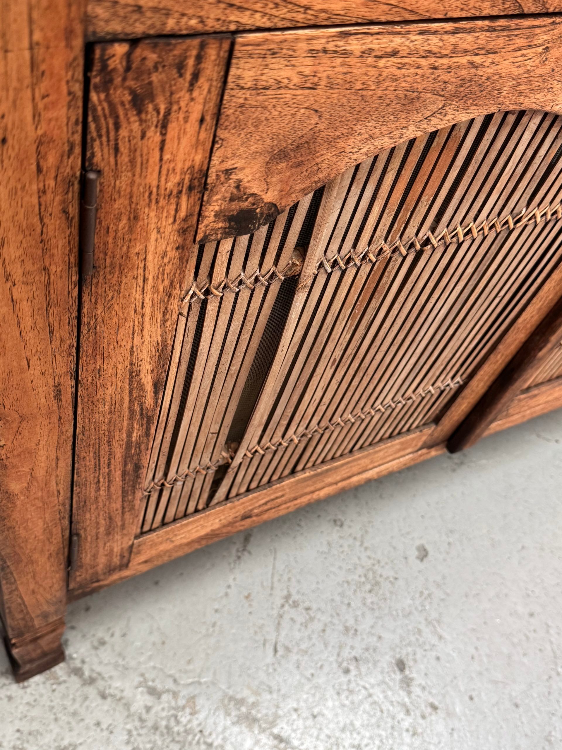 Rattan sideboard