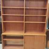 Bookcase in 2 parts vintage