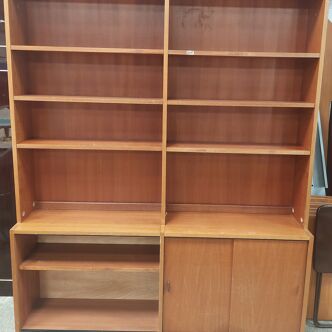 Bookcase in 2 parts vintage