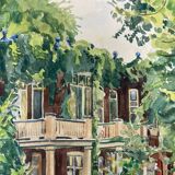 Vintage watercolor