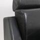 Airborne. Paire de fauteuils en cuir vert. Années 1950.