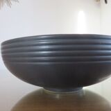 St Clement's matte black ceramic vase from the 1960s