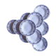 10 hollow plates gien model lorris