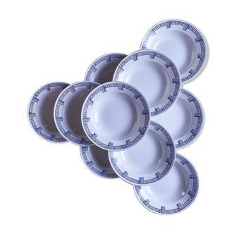10 hollow plates gien model lorris