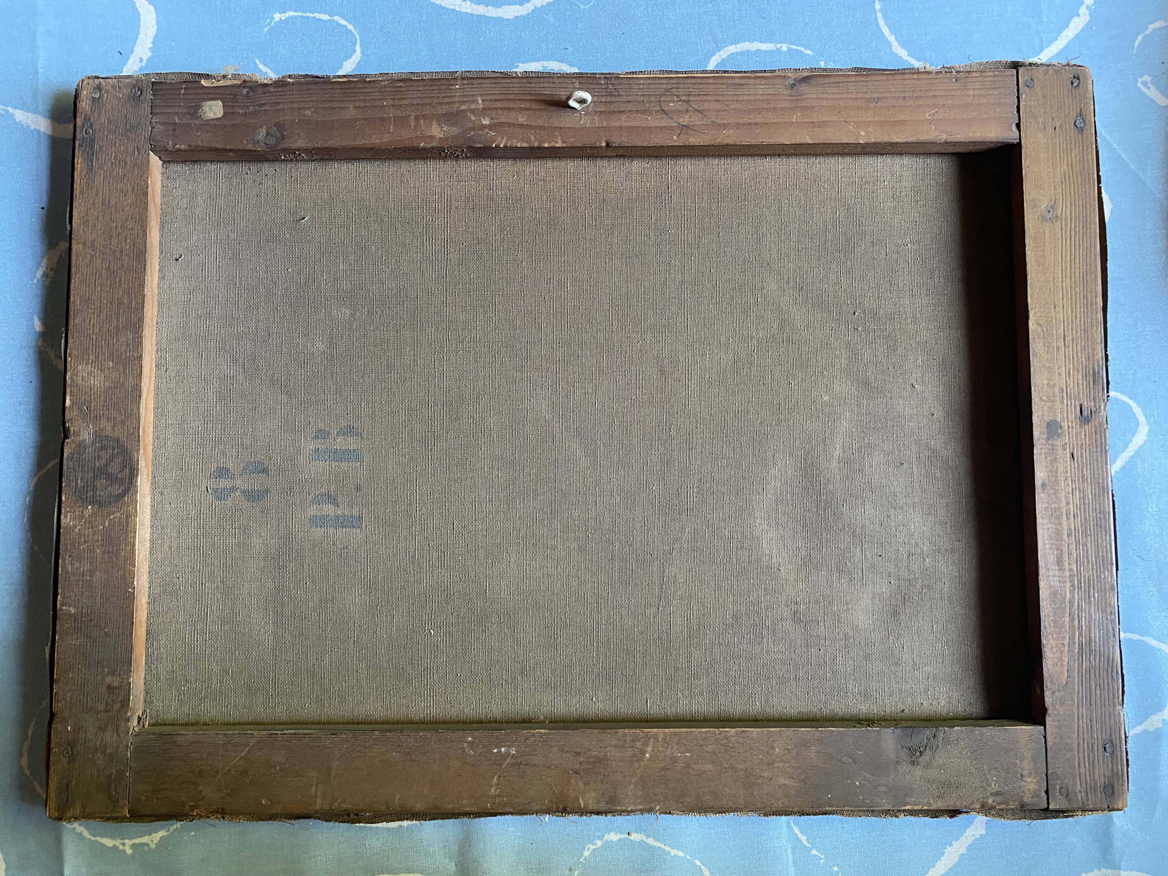 Oil painting Landes forest