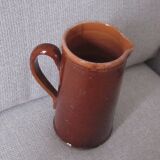 Glazed earthenware jug late 19th century milk pot