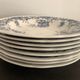 8 hollow plates Villeroy and Boch, Valeria model in vitro porcelain
