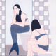 Illustration poster, A4 risography, limited edition