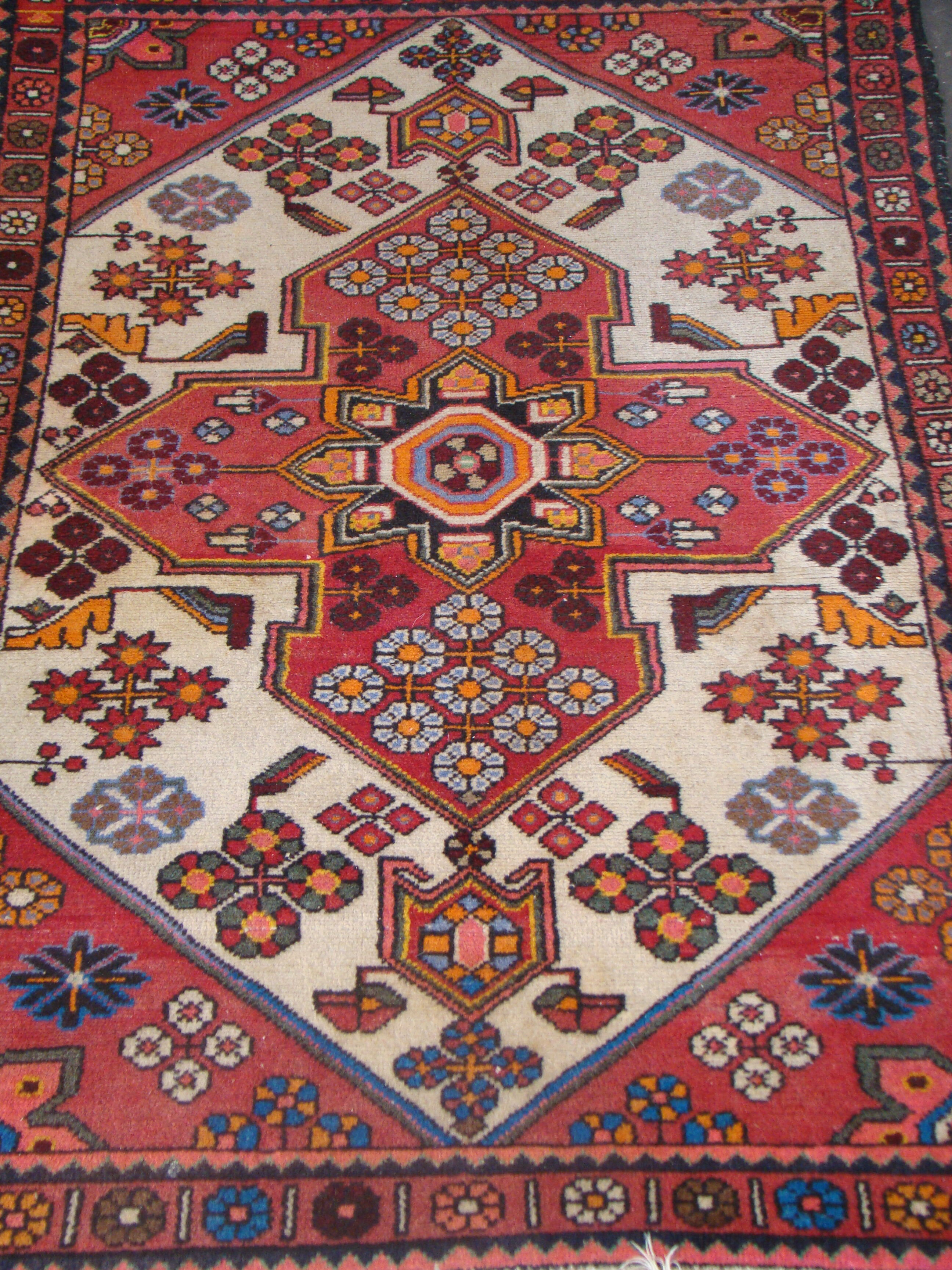 Vintage Hamadan Iranian rug - 150 x 99cm