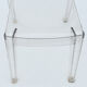 Chaise en plexiglass Philippe starck, editions Kartell, modèle Victoria Ghost